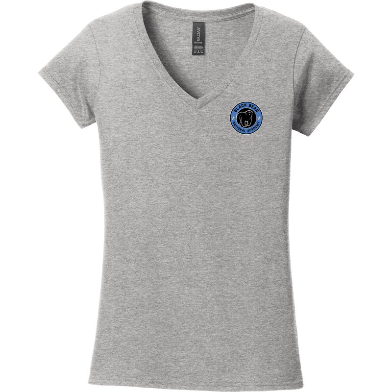 Black Bear National Academy Softstyle Ladies Fit V-Neck T-Shirt