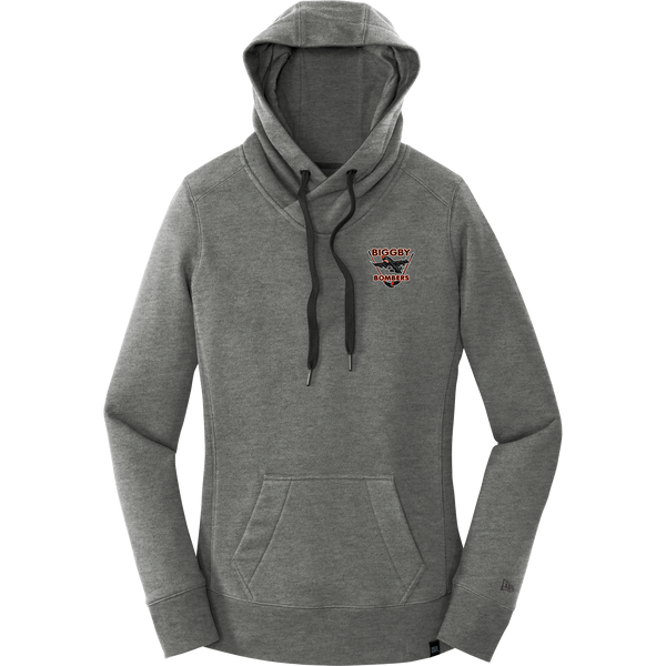 Biggby Bombers New Era Ladies French Terry Pullover Hoodie