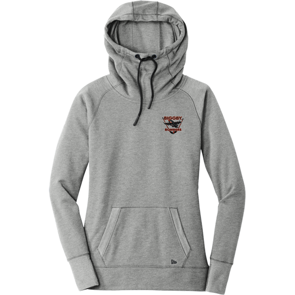 Biggby Bombers New Era Ladies Tri-Blend Fleece Pullover Hoodie