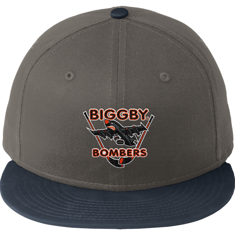Biggby Bombers New Era Flat Bill Snapback Cap