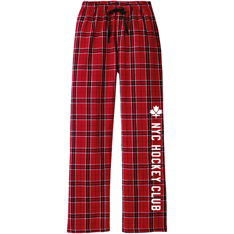 NYC Hockey Club Flannel Plaid Pant