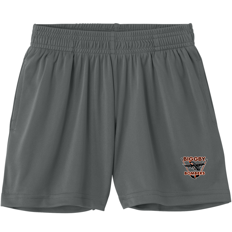 Biggby Bombers Youth PosiCharge Competitor 5 Inch Pocketed Short